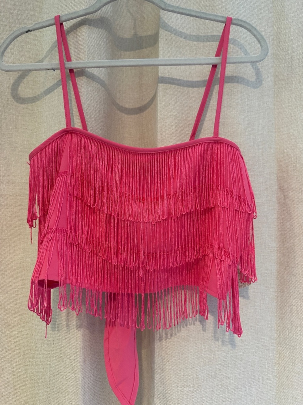 Altar'd State Hot Pink Fringe Cami